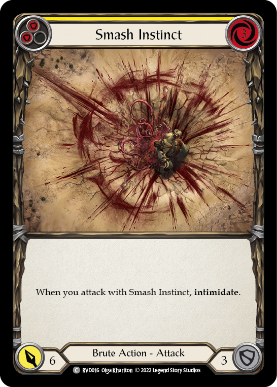 Smash Instinct (Yellow) [RVD016] (Classic Battles: Rhinar vs Dorinthea)