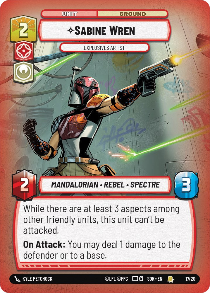 Sabine Wren - Explosives Artist (17/20) [Spark of Rebellion: Weekly Play]