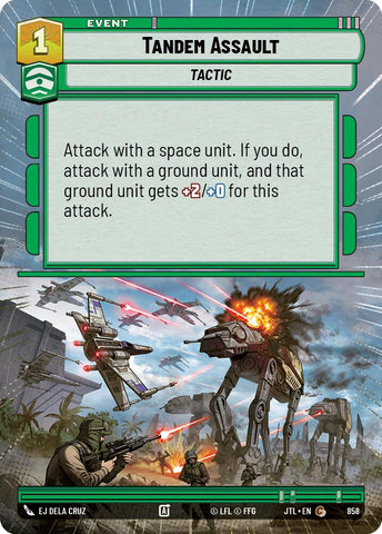 Tandem Assault (858) (Hyperspace Foil) (858) [Jump to Lightspeed]