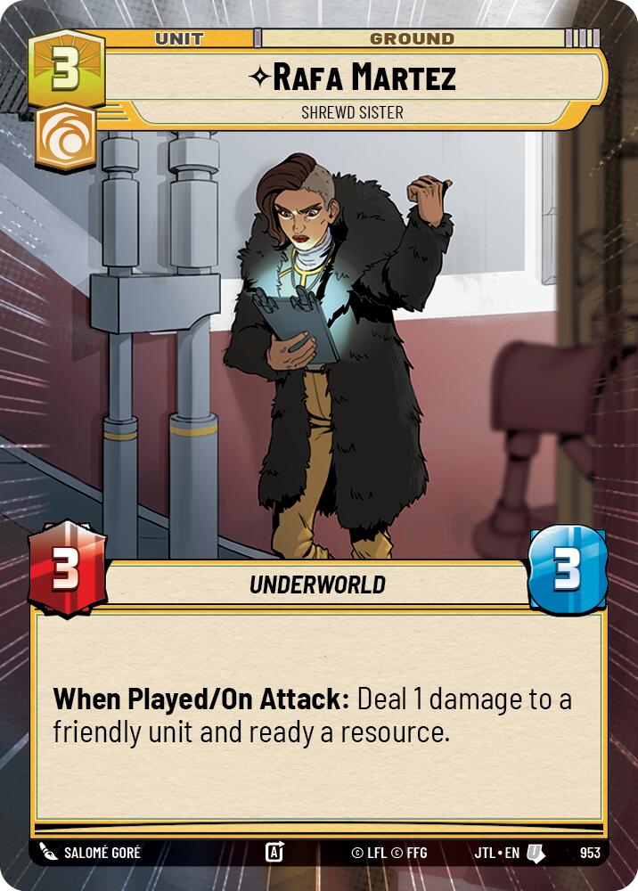 Rafa Martez - Shrewd Sister (953) (Hyperspace Foil) (953) [Jump to Lightspeed]