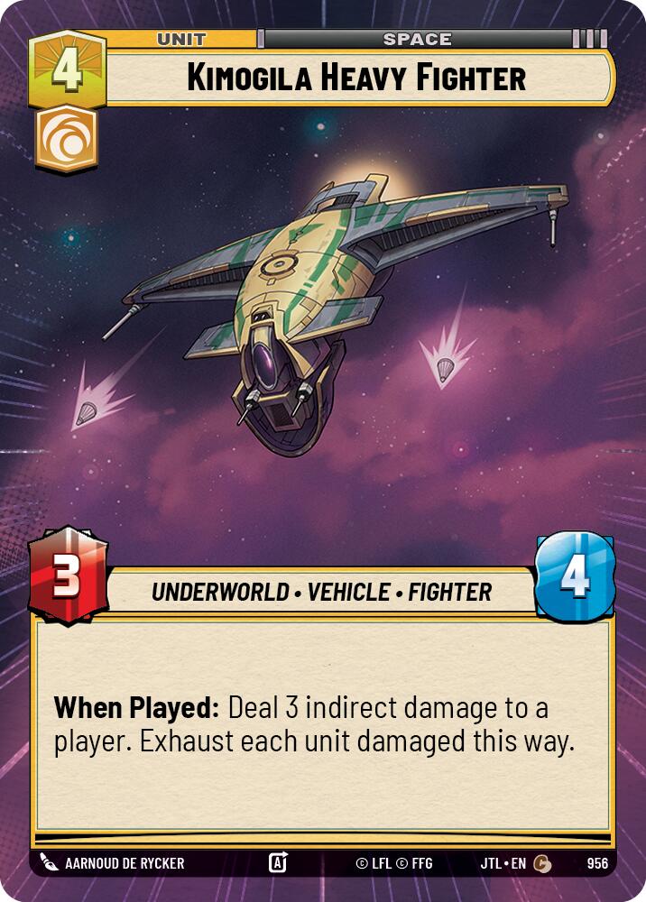 Kimogila Heavy Fighter (956) (Hyperspace Foil) (956) [Jump to Lightspeed]