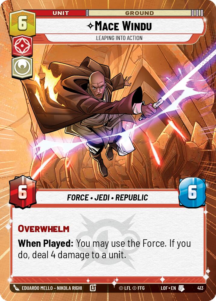 Mace Windu - Leaping into Action (413) (Hyperspace) (413) [Legends of the Force]