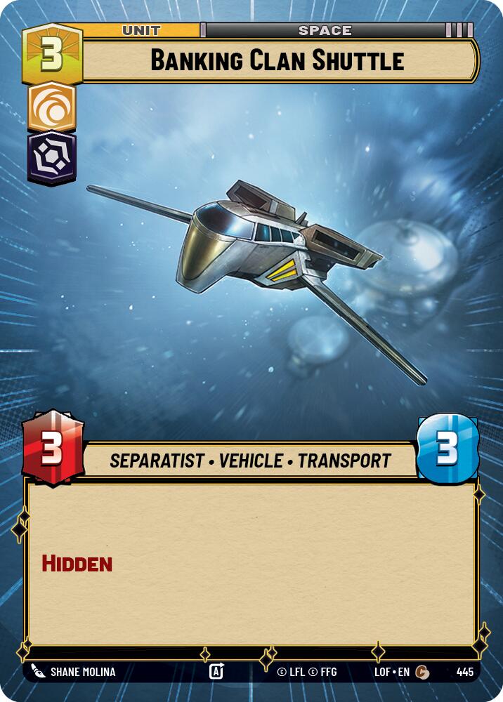 Banking Clan Shuttle (445) (Hyperspace) (445) [Legends of the Force]