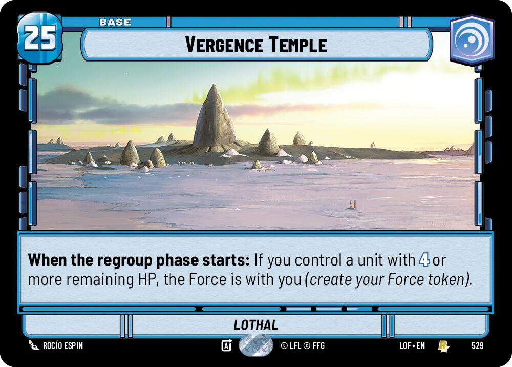 Vergence Temple (529) (Foil) (529) [Legends of the Force]