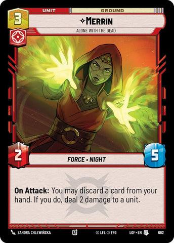Merrin - Alone with the Dead (662) (Foil) (662) [Legends of the Force]