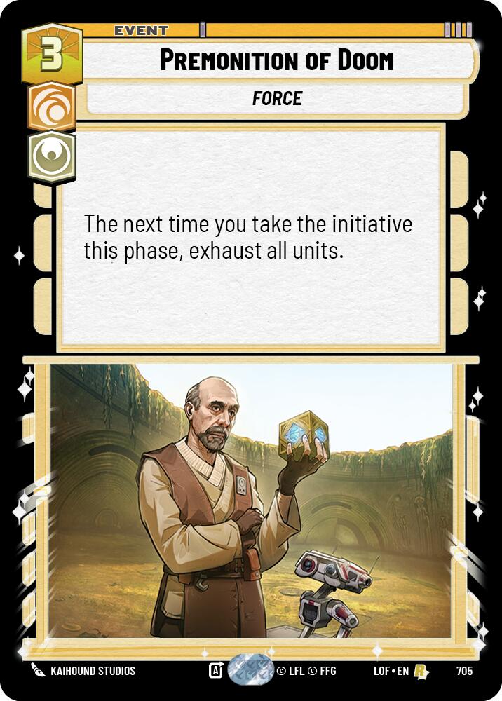 Premonition of Doom (705) (Foil) (705) [Legends of the Force]