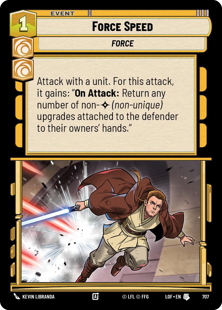 Force Speed (707) (Foil) (707) [Legends of the Force]