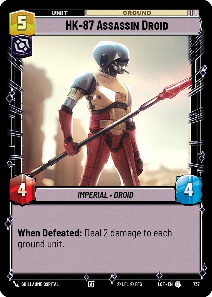 HK-87 Assassin Droid (737) (Foil) (737) [Legends of the Force]