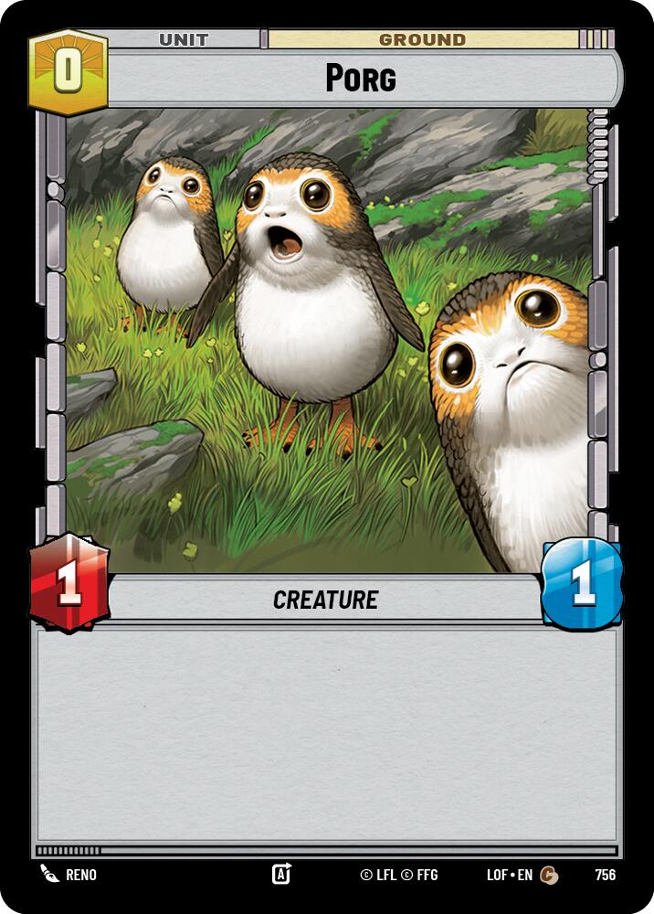 Porg (756) (Foil) (756) [Legends of the Force]