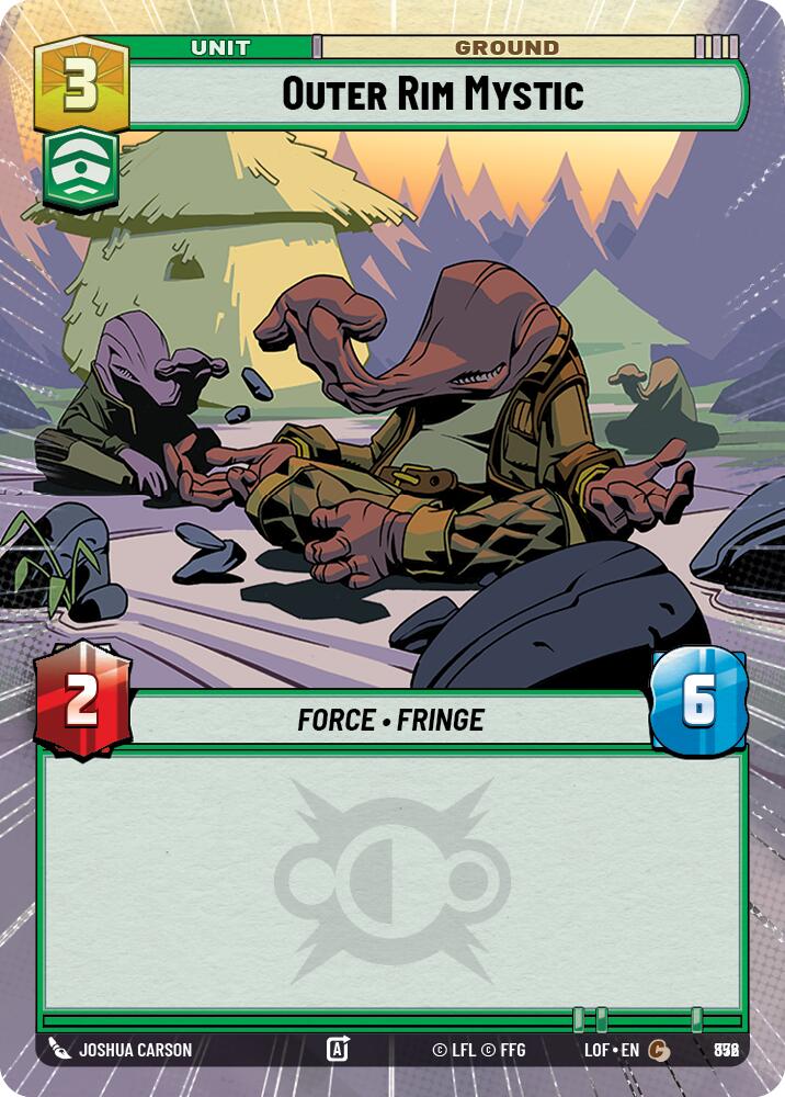 Outer Rim Mystic (852) (Hyperspace Foil) (852) [Legends of the Force]