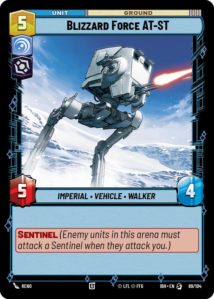 Blizzard Force AT-ST (89/104) (89/104) [Intro Battle: Hoth]