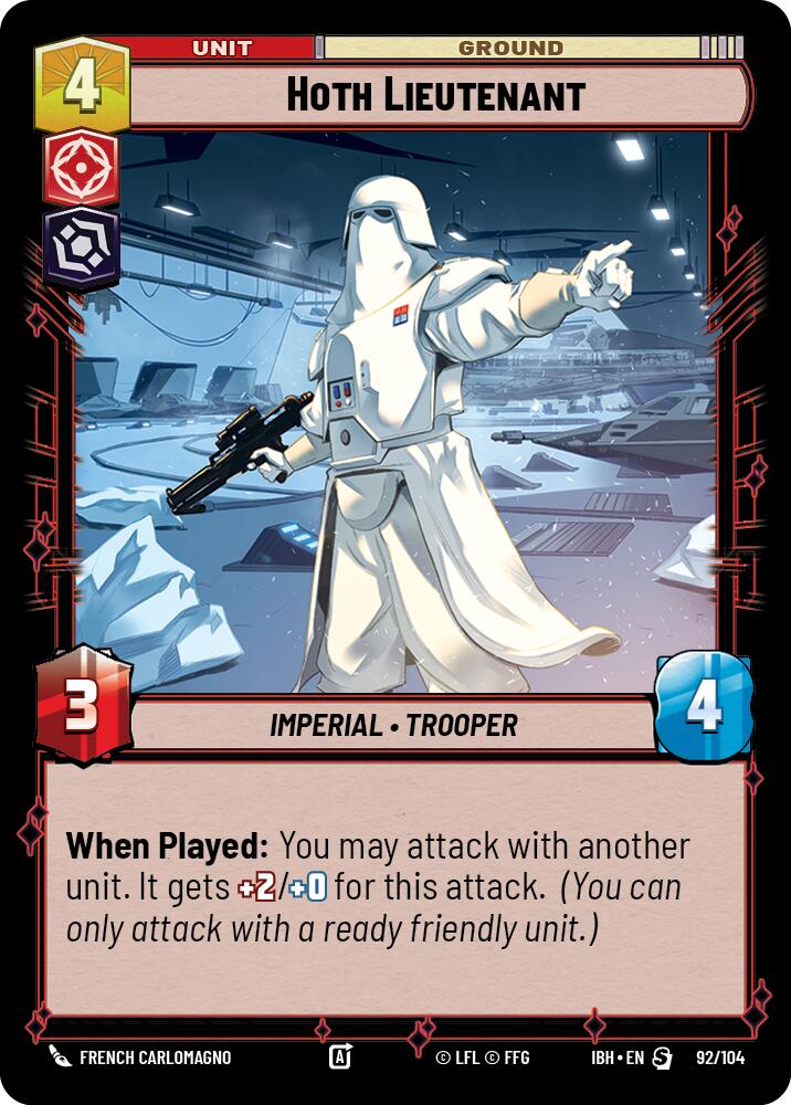 Hoth Lieutenant (92/104) (92/104) [Intro Battle: Hoth]