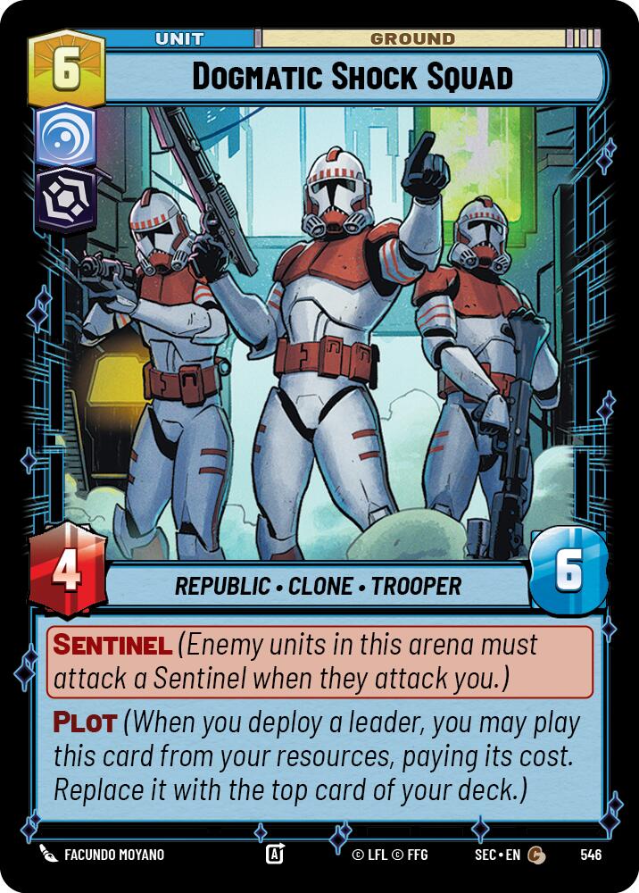 Dogmatic Shock Squad (546) (Foil) (546) [Secrets of Power]