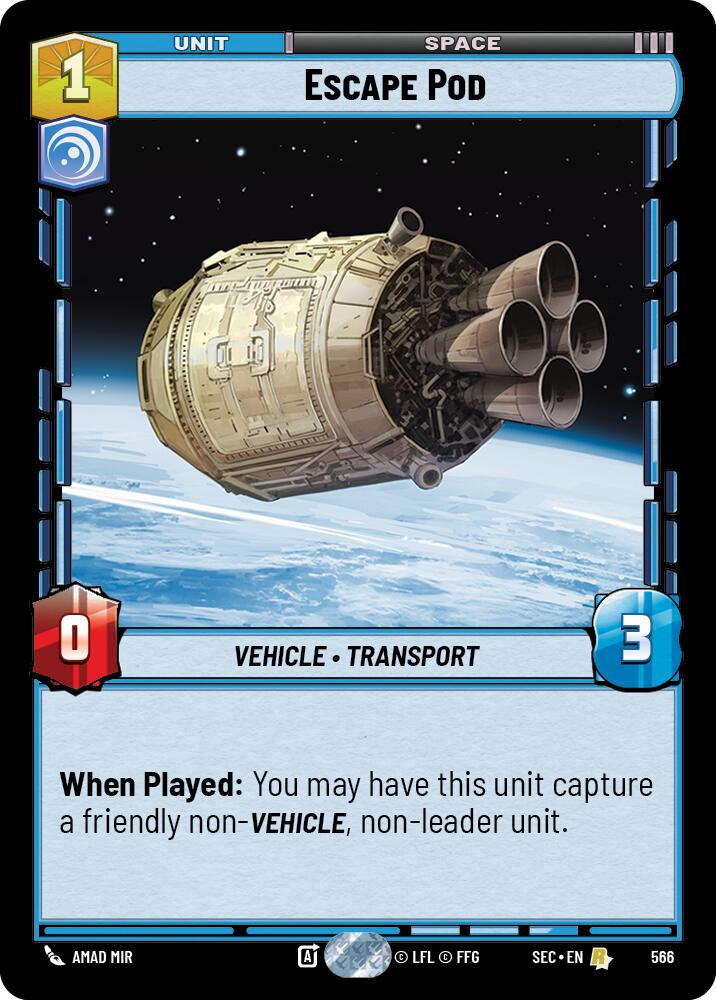 Escape Pod (566) (Foil) (566) [Secrets of Power]