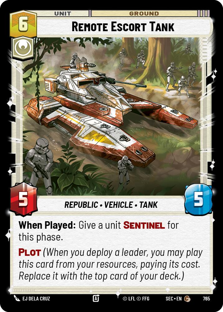 Remote Escort Tank (765) (Foil) (765) [Secrets of Power]
