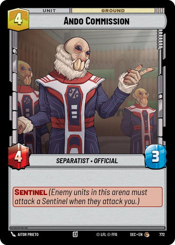 Ando Commission (772) (Foil) (772) [Secrets of Power]