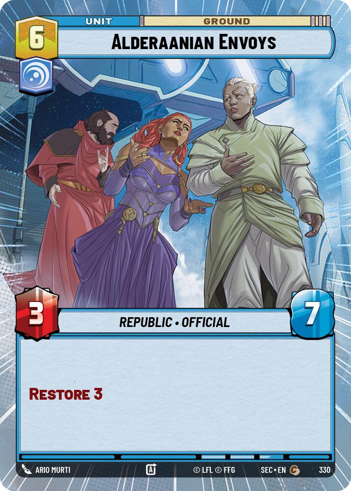 Alderaanian Envoys (330) (Hyperspace) (330) [Secrets of Power]