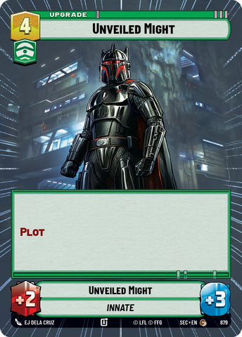 Unveiled Might (879) (Hyperspace Foil) (879) [Secrets of Power]