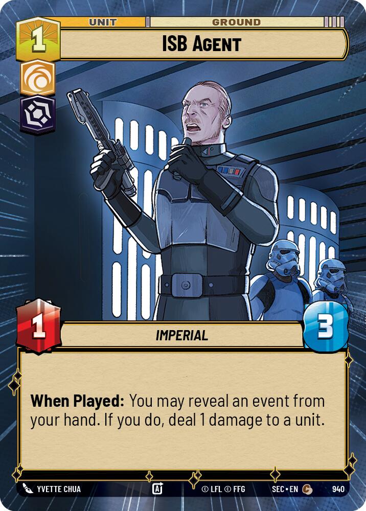 ISB Agent (940) (Hyperspace Foil) (940) [Secrets of Power]