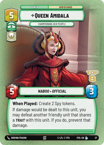 Queen Amidala - Championing Her People (Top 8) (27) (27) [Secrets of Power: Weekly Play]