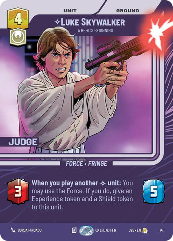 Luke Skywalker - A Hero's Beginning (14) (14) [Judge Promos]