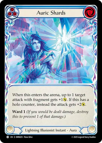 Auric Shards (Blue) [OMN029] (Omens of the Third Age)