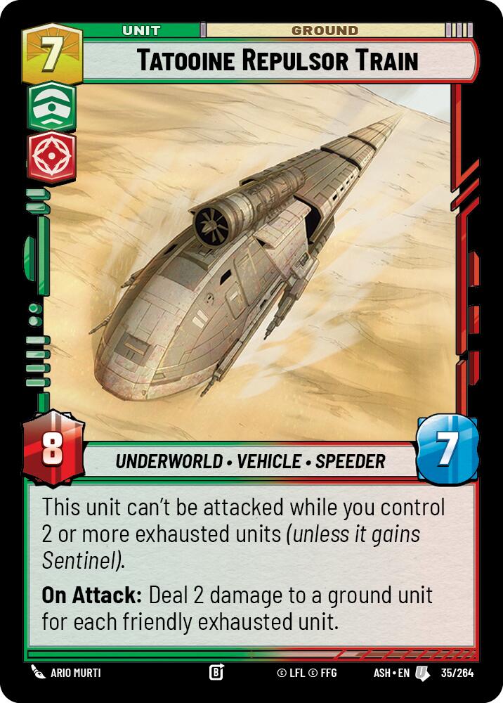 Tatooine Repulsor Train (35/264) (35/264) [Ashes of the Empire]