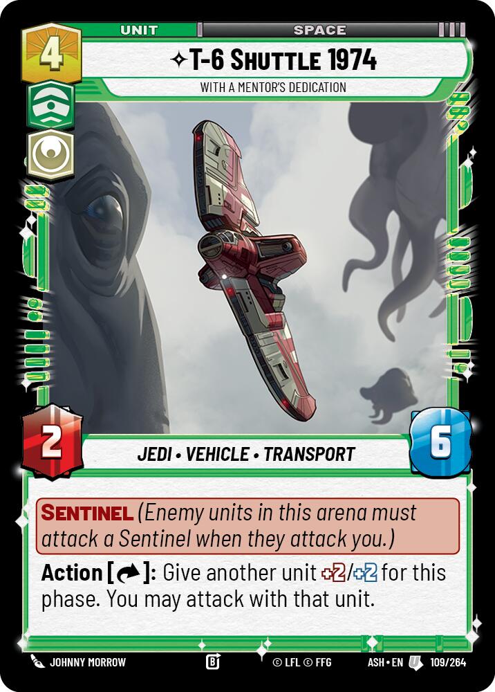 T-6 Shuttle 1974 - With a Mentor's Dedication (109/264) (109/264) [Ashes of the Empire]