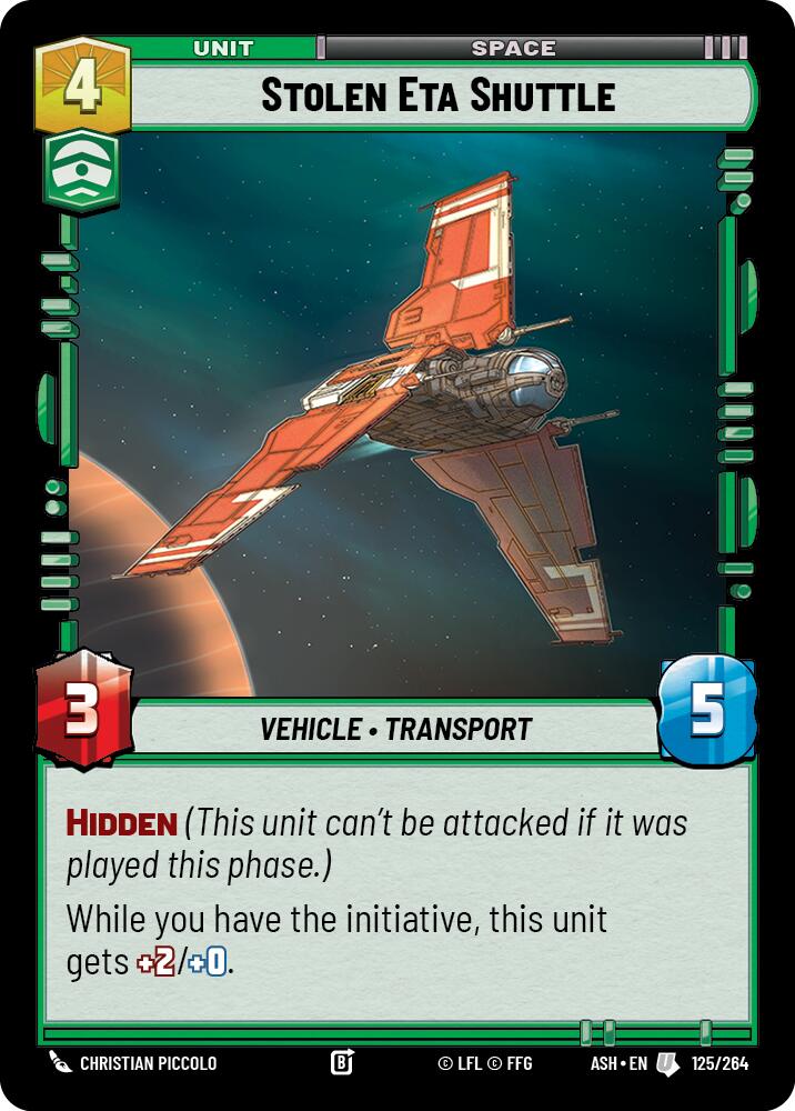 Stolen Eta Shuttle (125/264) (125/264) [Ashes of the Empire]