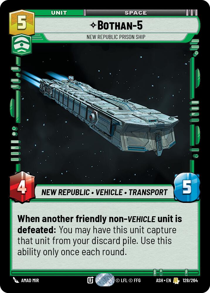Bothan-5 - New Republic Prison Ship (128/264) (128/264) [Ashes of the Empire]