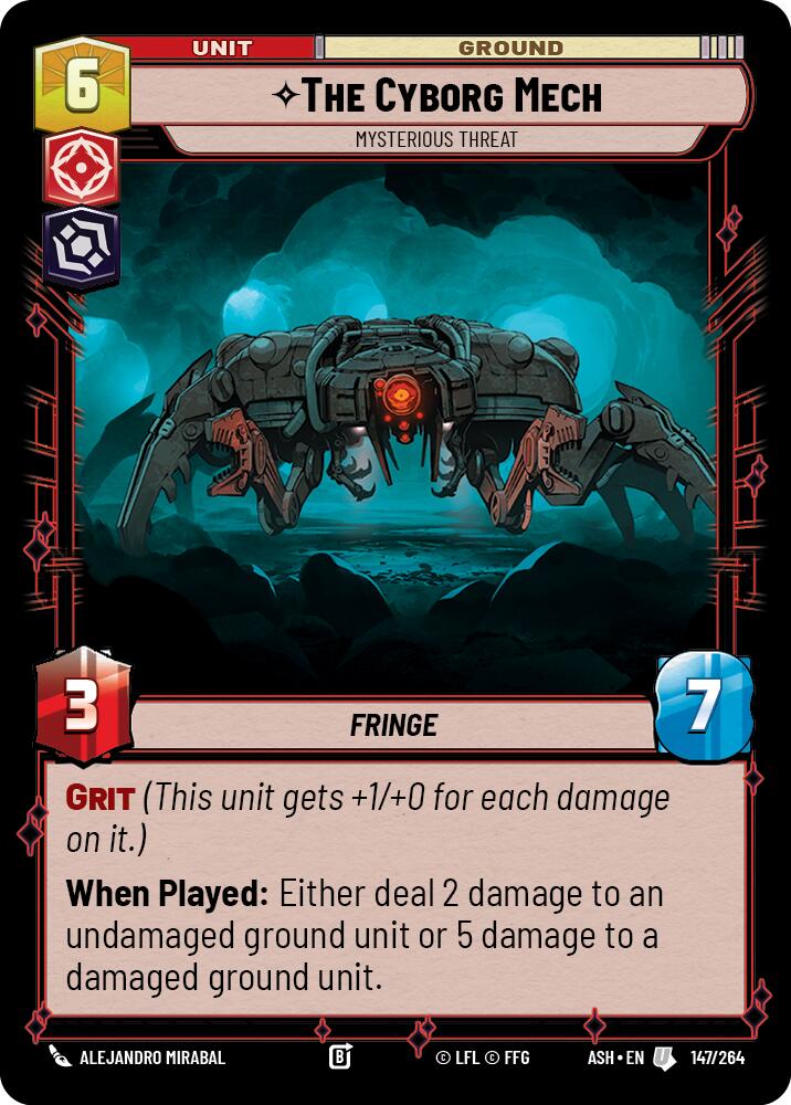 The Cyborg Mech - Mysterious Threat (147/264) (147/264) [Ashes of the Empire]