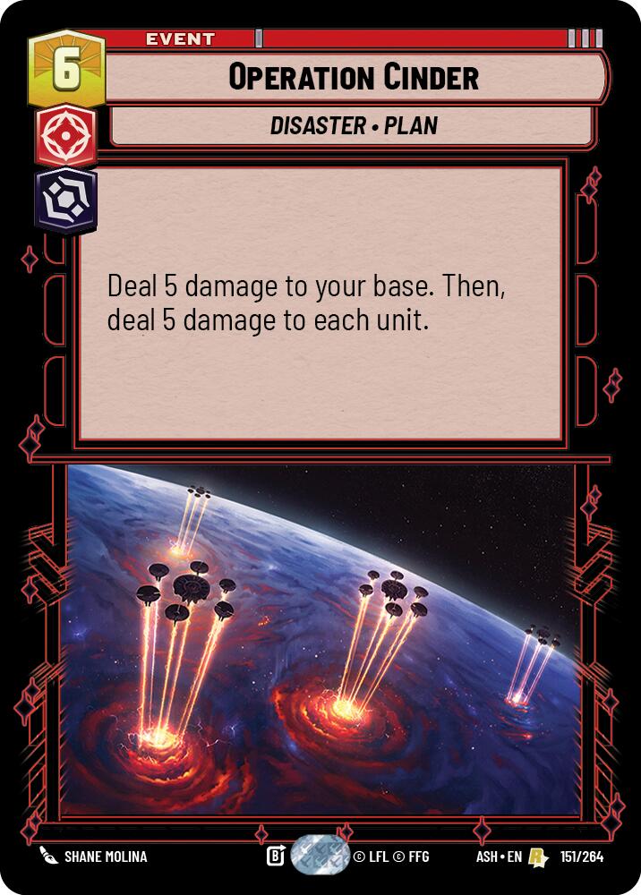 Operation Cinder (151/264) (151/264) [Ashes of the Empire]