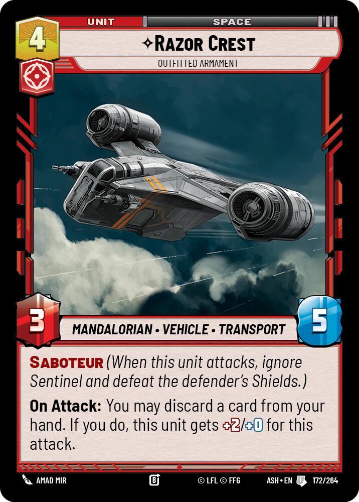 Razor Crest - Outfitted Armament (172/264) (172/264) [Ashes of the Empire]