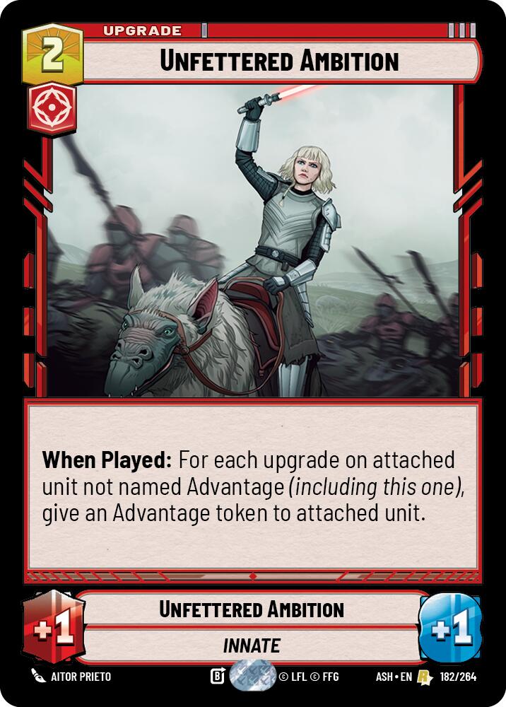 Unfettered Ambition (182/264) (182/264) [Ashes of the Empire]