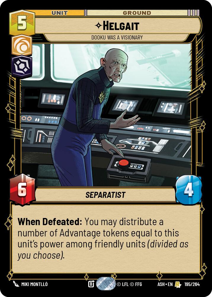 Helgait - Dooku Was a Visionary (195/264) (195/264) [Ashes of the Empire]