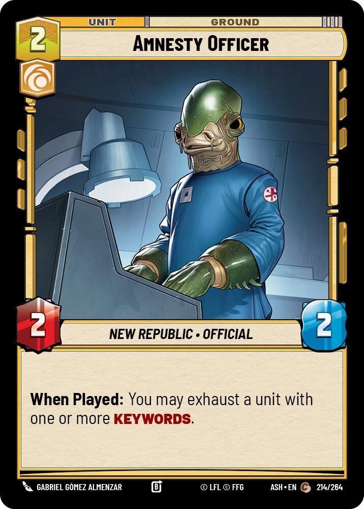 Amnesty Officer (214/264) (214/264) [Ashes of the Empire]
