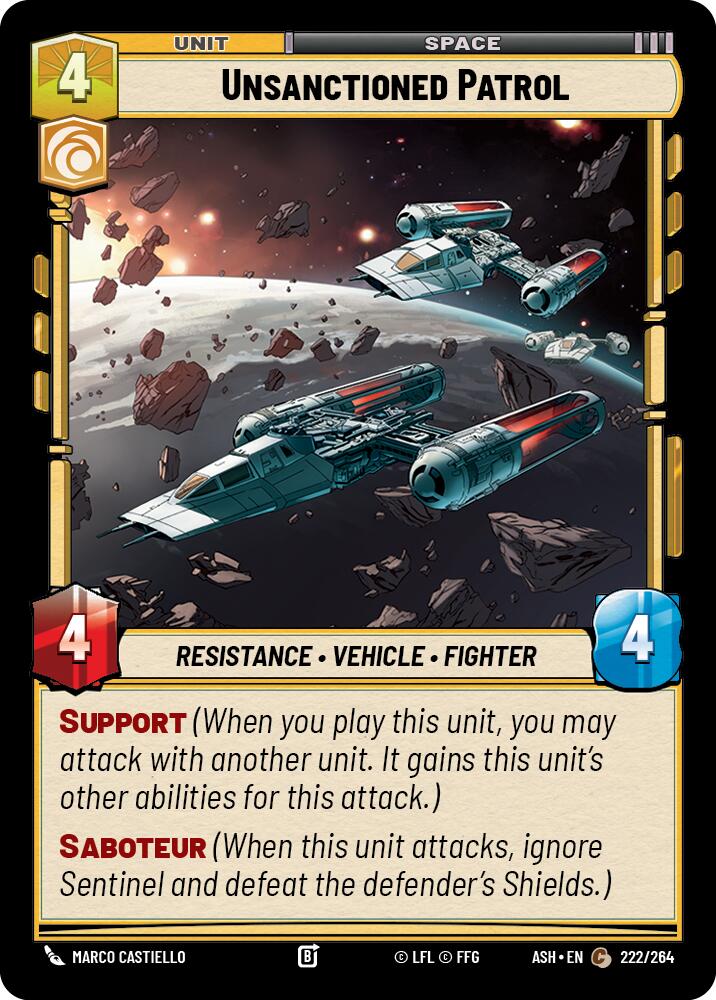Unsanctioned Patrol (222/264) (222/264) [Ashes of the Empire]