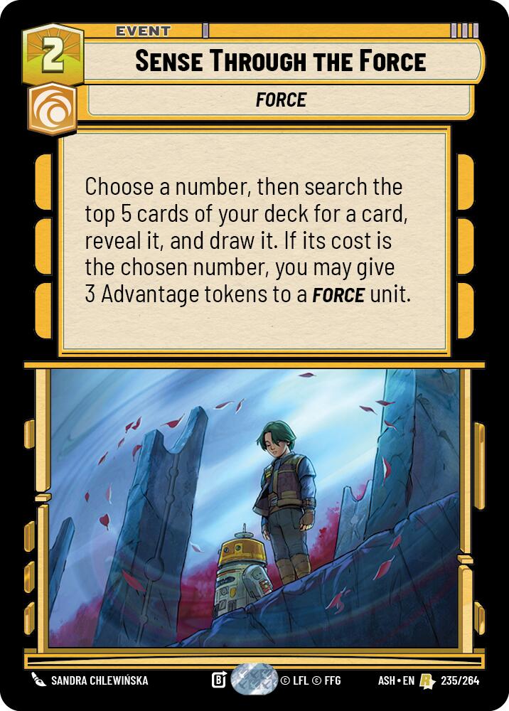Sense Through the Force (235/264) (235/264) [Ashes of the Empire]