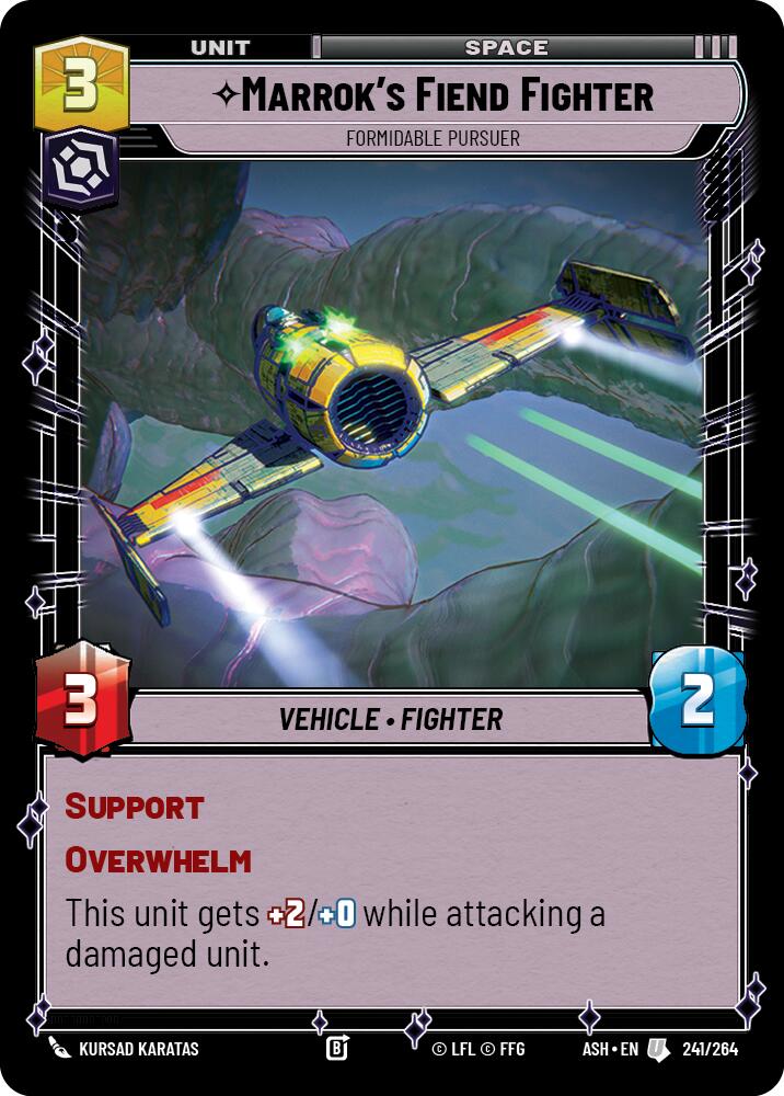 Marrok's Fiend Fighter - Formidable Pursuer (241/264) (241/264) [Ashes of the Empire]