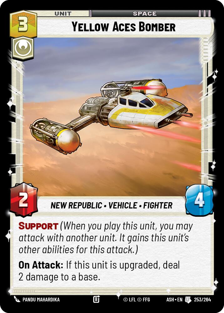 Yellow Aces Bomber (253/264) (253/264) [Ashes of the Empire]