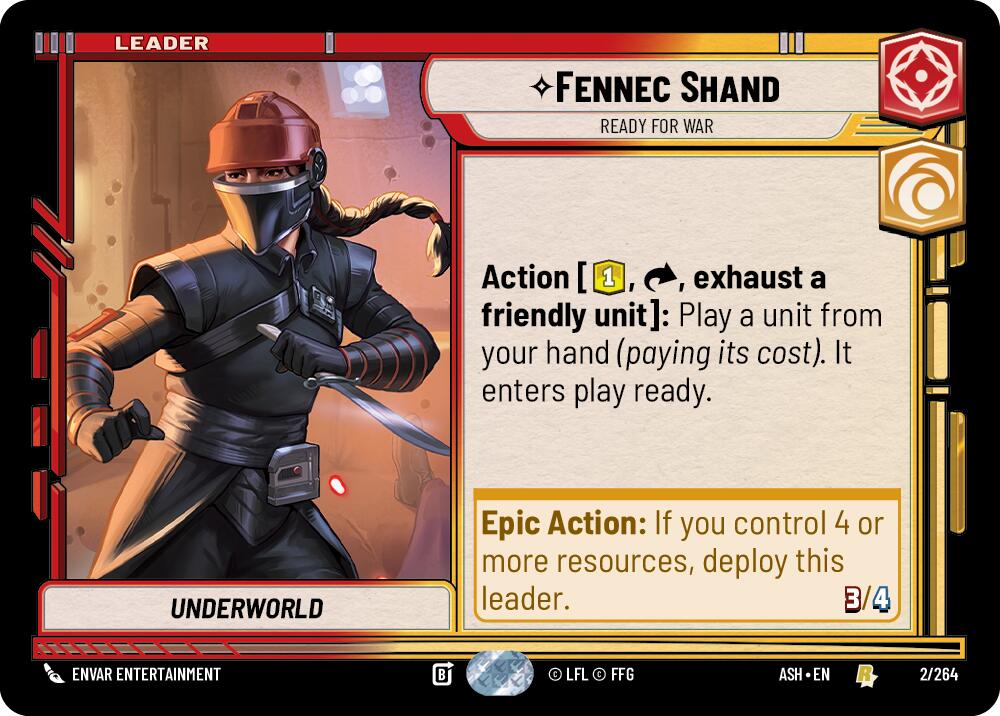 Fennec Shand - Ready for War (2/264) (2/264) [Ashes of the Empire]