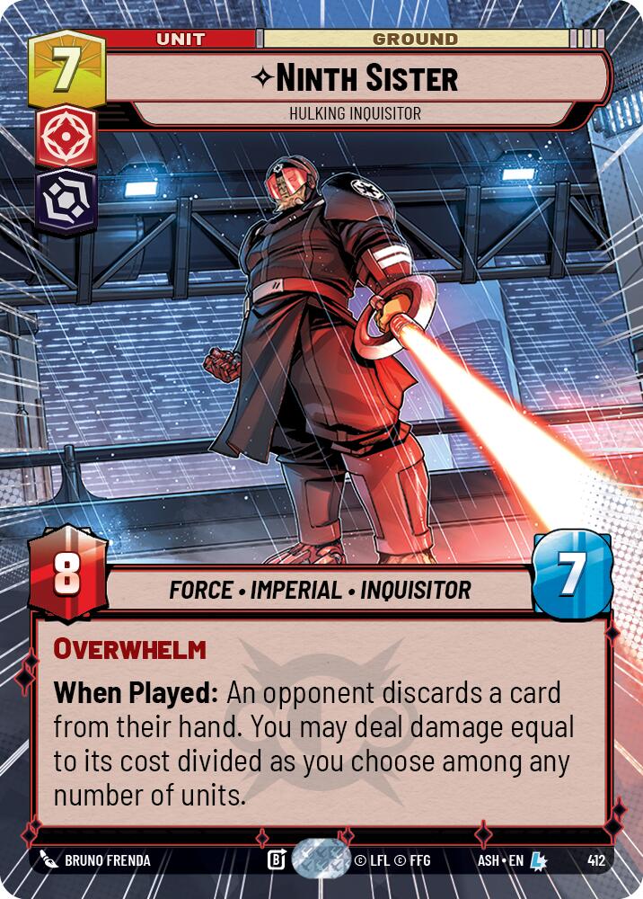 Ninth Sister - Hulking Inquisitor (412) (Hyperspace) (412) [Ashes of the Empire]