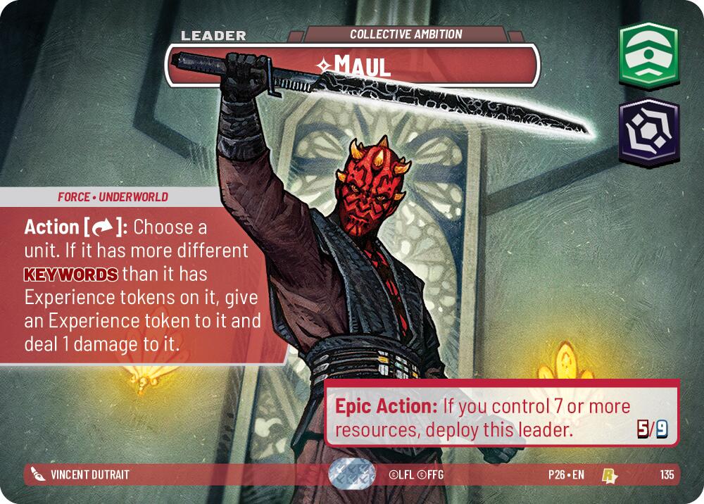 Maul - Collective Ambition (135) (Prize Wall) (135) [Galactic Championship 2026]