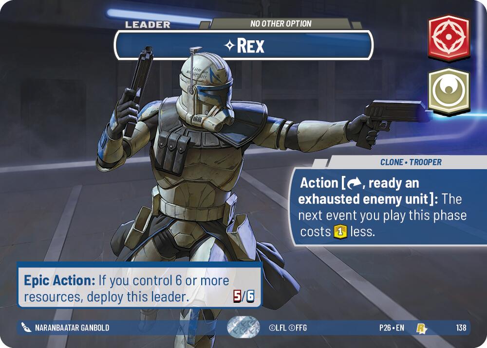 Rex - No Other Option (138) (Prize Wall) (138) [Galactic Championship 2026]